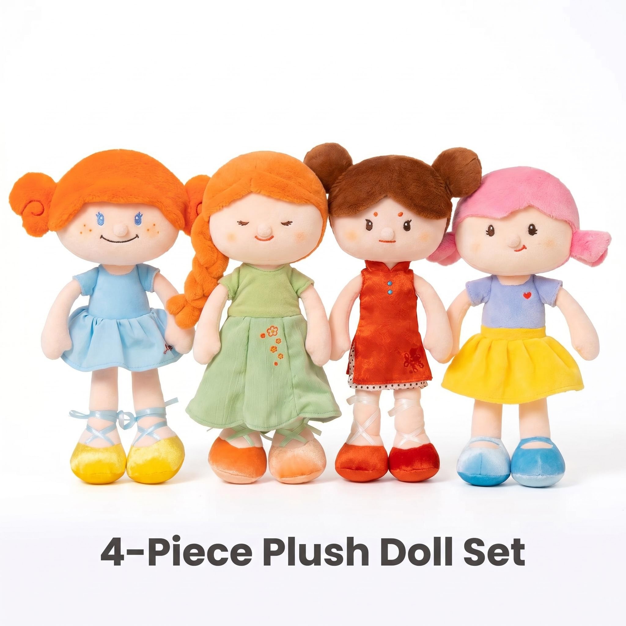 Muñeca De Peluche Princesa – Muñeca De Trapo De 45 Cm, Suave Y Abrazable, Compañera Para Dormir, Regalo Para Niños Y Niñas